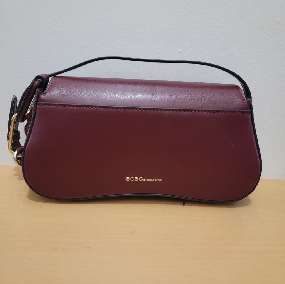 BCBGeneration Women's Maroon Shoulder Bag